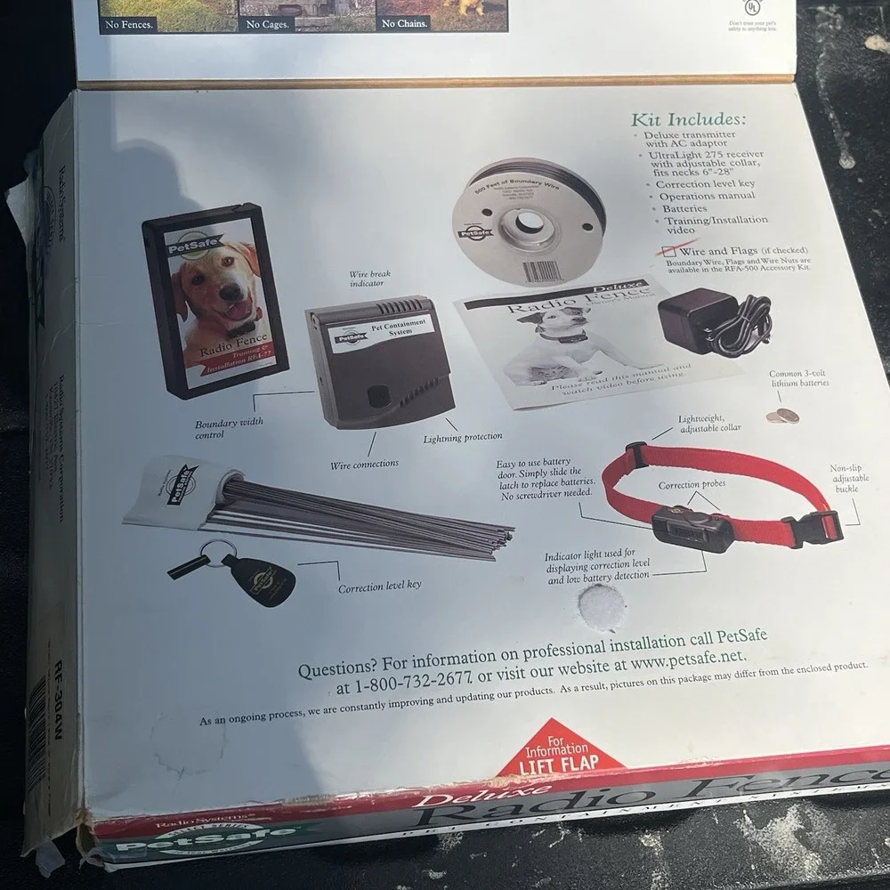 PetSafe Deluxe Radio Fence In-Ground Pet Containment System | Model RF-304W